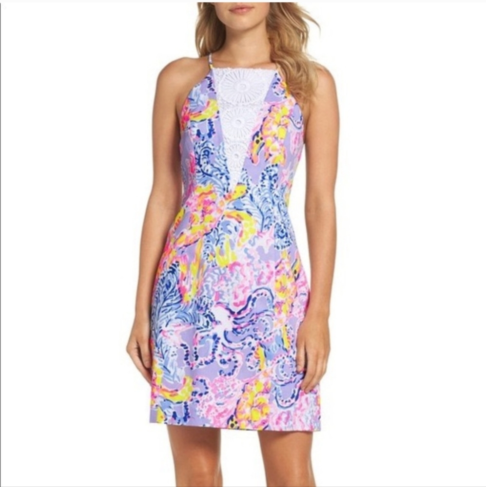 Lilly Pulitzer Pearl Shift Dress Lilac Verbena So Snappy